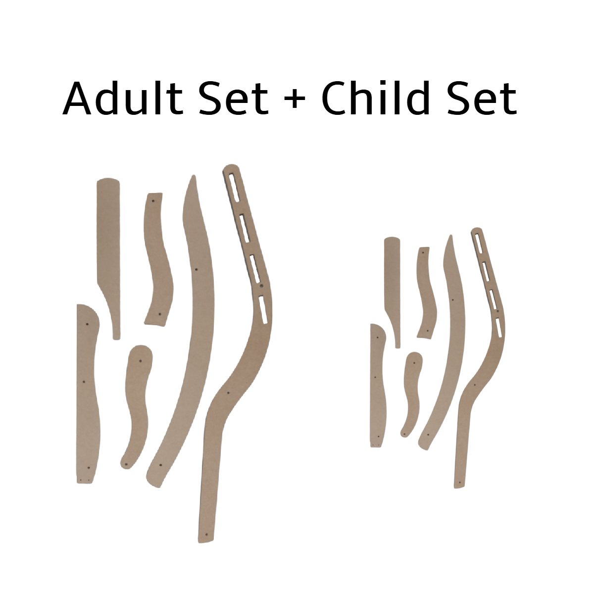 1/4" MDF Templates to make your own chair