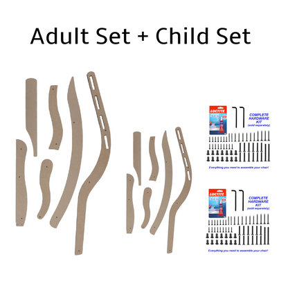 1/4" MDF Templates to make your own chair