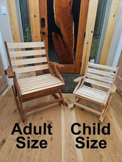 Folding Rocker - (Ready to assemble)