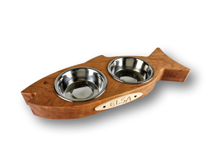 Low Profile Cat Food Bowl Holder