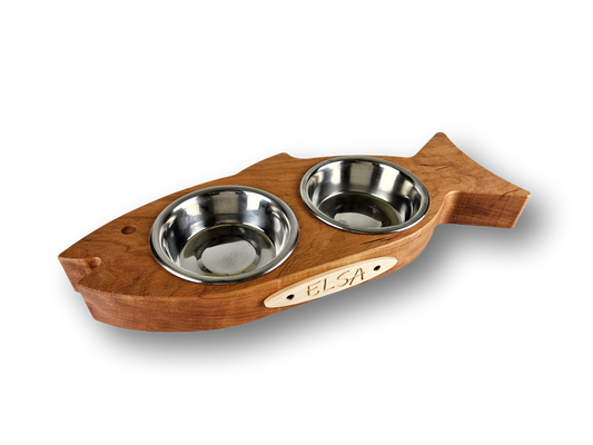 Low Profile Cat Food Bowl Holder