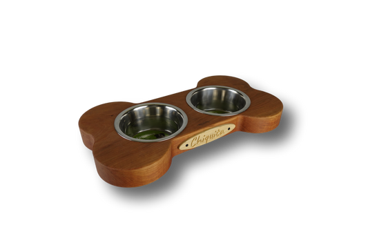 Low Profile Dog Food Bowl Holder