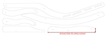 Paper Pattern - Full-size, Ready to cut out