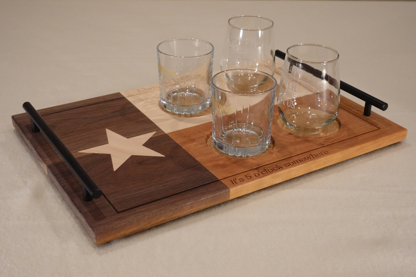 Texas Flag Trays