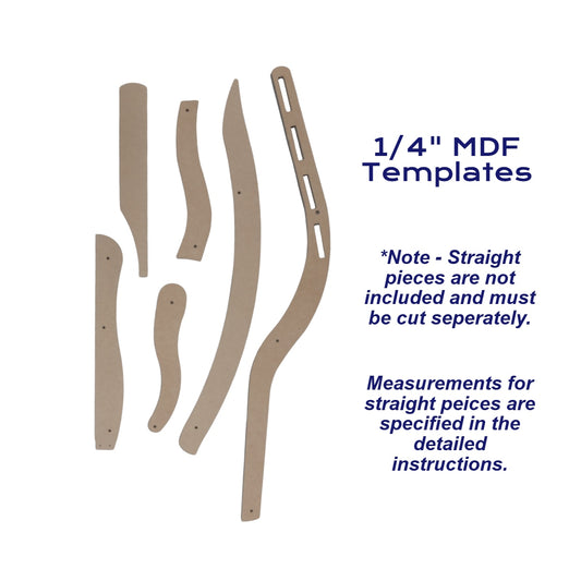 1/4" MDF Templates to make your own chair