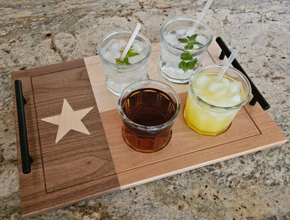 Texas Flag Trays