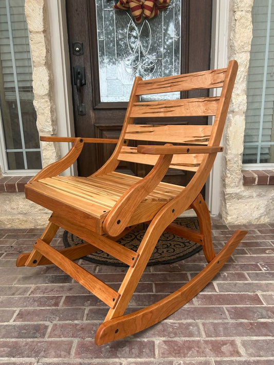 Round Rocker Designs Dad-Dad's Folding Rocker – WoodPRO Designs